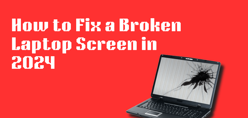 fix broken laptop screen