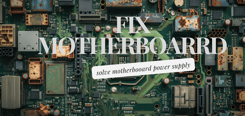 fix mothboard power supply